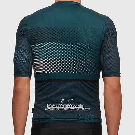 2019 Maillot Ciclismo MAAP Aether Fonce Vert Manches Courtes et Cuissard