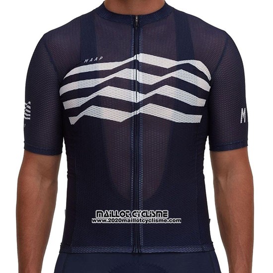 2019 Maillot Ciclismo MAAP Flag Noir Blanc Noir Manches Courtes et Cuissard