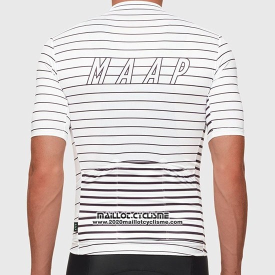 2019 Maillot Ciclismo MAAP Movement Blanc Manches Courtes et Cuissard
