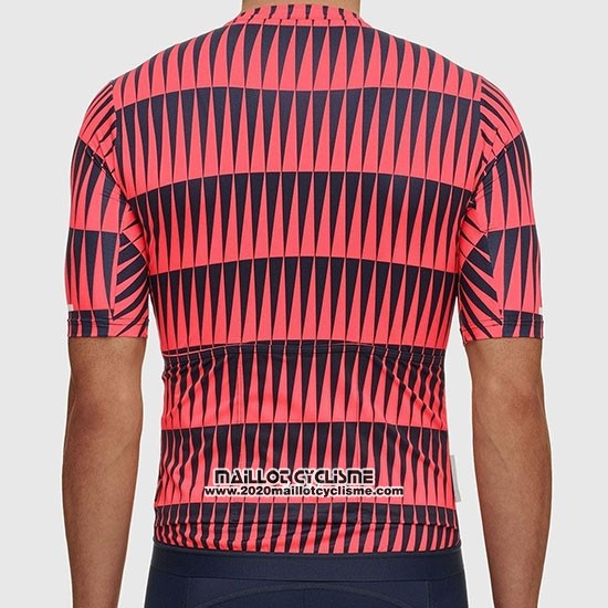 2019 Maillot Ciclismo MAAP Rouge Noir Manches Courtes et Cuissard