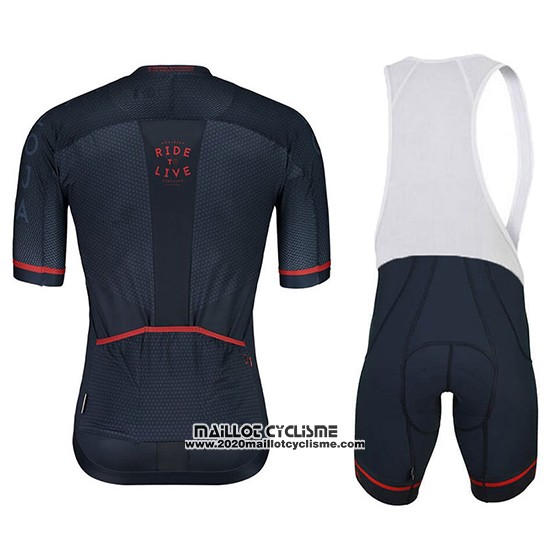 2018 Maillot Ciclismo Maloja Pushbikersm Noir Manches Courtes et Cuissard