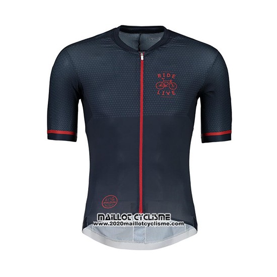 2018 Maillot Ciclismo Maloja Pushbikersm Noir Manches Courtes et Cuissard