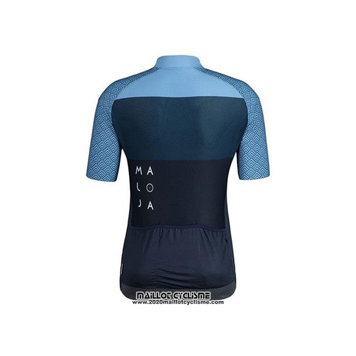 2020 Maillot Ciclismo Maloja Bleu Manches Courtes et Cuissard