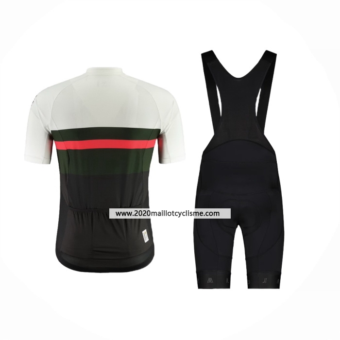 2024 Maillot Cyclisme Maloja Noir Blanc Manches Courtes Et Cuissard