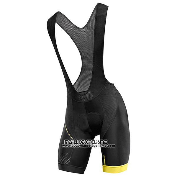 2017 Maillot Ciclismo Mavic Bleu et Noir Manches Courtes et Cuissard