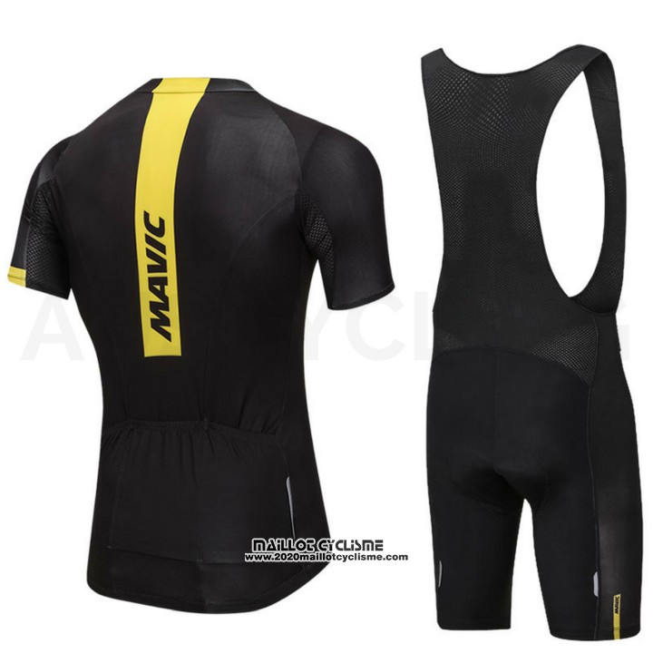 2018 Maillot Ciclismo Mavic Noir Manches Courtes et Cuissard