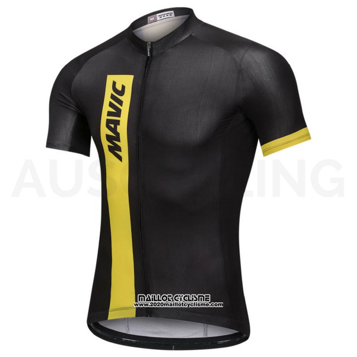 2018 Maillot Ciclismo Mavic Noir Manches Courtes et Cuissard