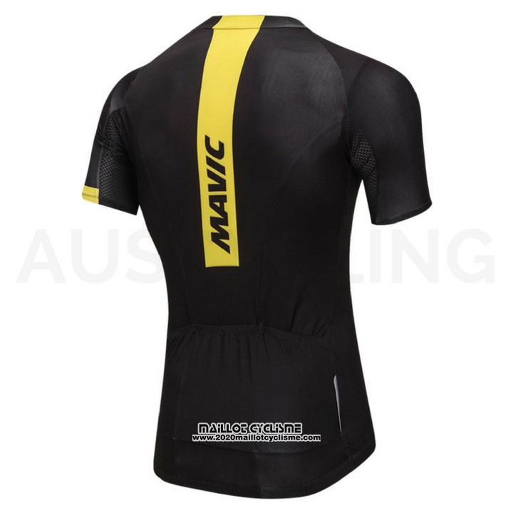 2018 Maillot Ciclismo Mavic Noir Manches Courtes et Cuissard