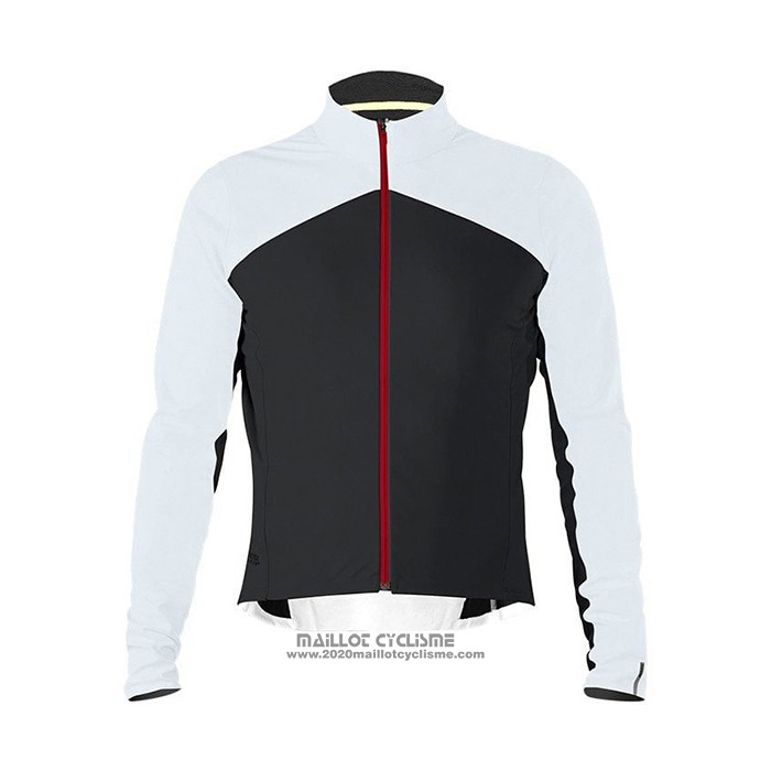 2021 Maillot Cyclisme Mavic Blanc Manches Longues et Cuissard