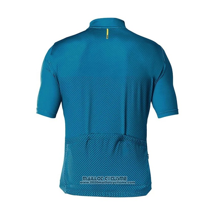 2021 Maillot Cyclisme Mavic Bleu Manches Courtes et Cuissard