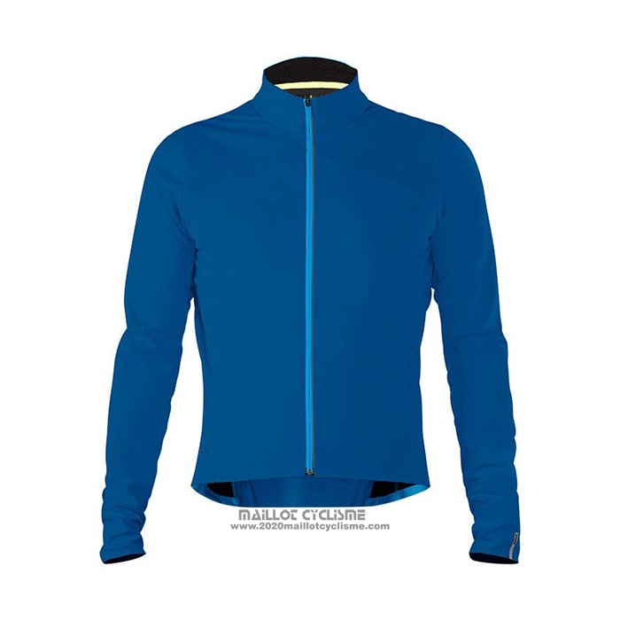 2021 Maillot Cyclisme Mavic Bleu Manches Longues et Cuissard