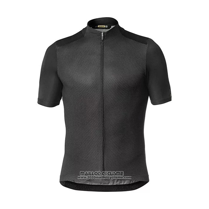 2021 Maillot Cyclisme Mavic Noir Manches Courtes et Cuissard