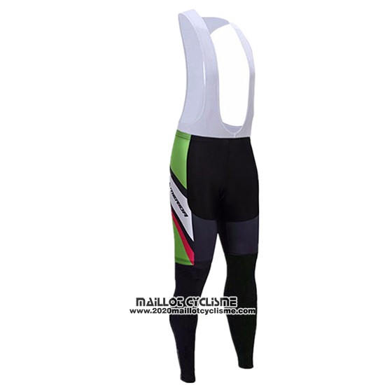 2017 Maillot Ciclismo Merida Rouge et Blanc Manches Longues et Cuissard