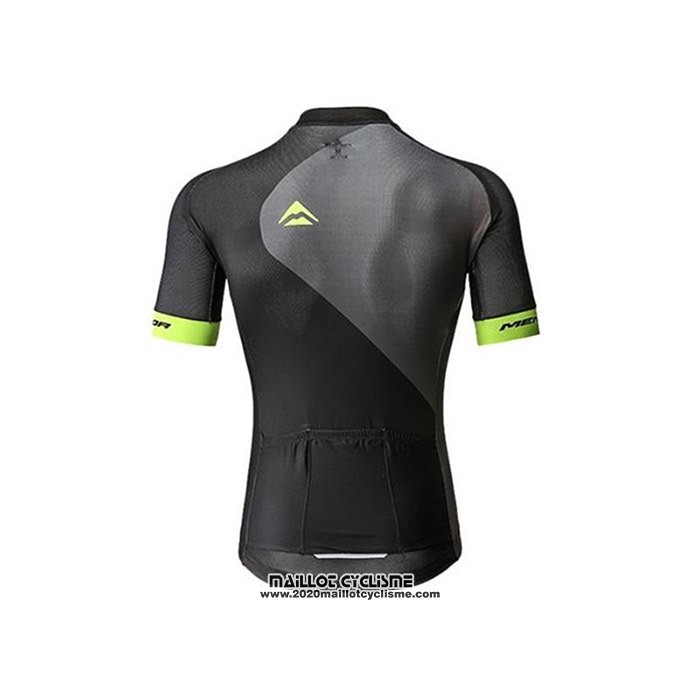2020 Maillot Ciclismo Merida Jaune Noir Manches Courtes et Cuissard