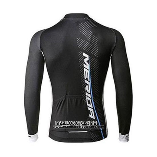 2020 Maillot Ciclismo Merida Noir Manches Longues et Cuissard