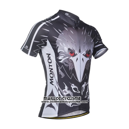 2014 Maillot Ciclismo Monton Argent et Marron Manches Courtes et Cuissard