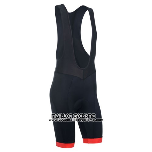 2014 Maillot Ciclismo Monton Noir et Rouge Manches Courtes et Cuissard