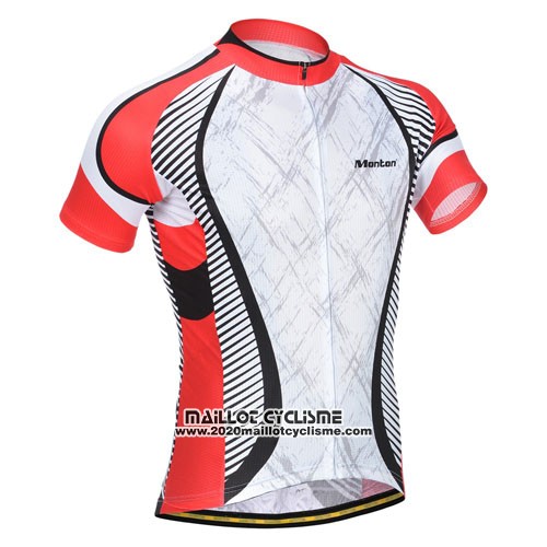 2014 Maillot Ciclismo Monton Orange et Blanc Manches Courtes et Cuissard