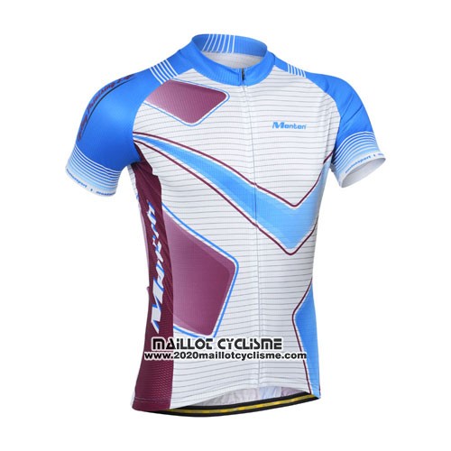 2014 Maillot Ciclismo Monton Violet et Bleu Manches Courtes et Cuissard