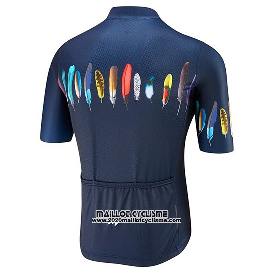 2019 Maillot Ciclismo Morvelo Fonce Bleu Manches Courtes et Cuissard