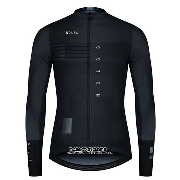 2020 Maillot Ciclismo NDLSS Noir Manches Longues et Cuissard
