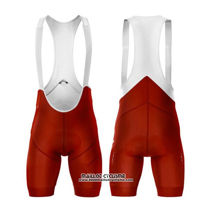2020 Maillot Ciclismo NDLSS Rouge Manches Courtes et Cuissard