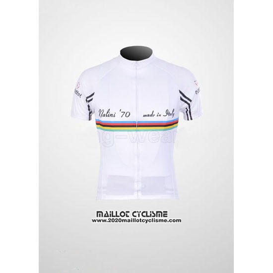 2011 Maillot Ciclismo Nalini Blanc Manches Courtes et Cuissard