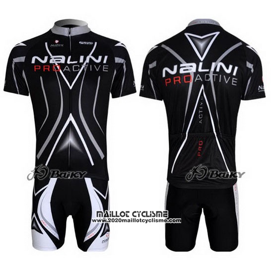 2012 Maillot Ciclismo Nalini Noir Manches Courtes et Cuissard