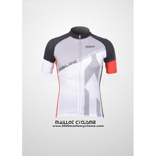 2012 Maillot Ciclismo Nalini Noir et Blanc Manches Courtes et Cuissard