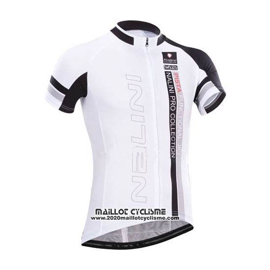 2014 Maillot Ciclismo Nalini Blanc Manches Courtes et Cuissard