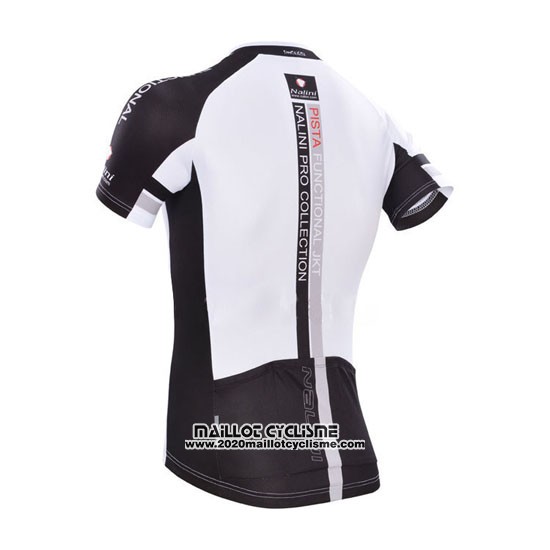 2014 Maillot Ciclismo Nalini Blanc Manches Courtes et Cuissard