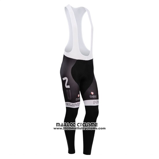 2014 Maillot Ciclismo Nalini Noir Manches Longues et Cuissard