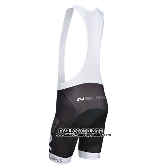 2014 Maillot Ciclismo Nalini Noir et Blanc Manches Courtes et Cuissard
