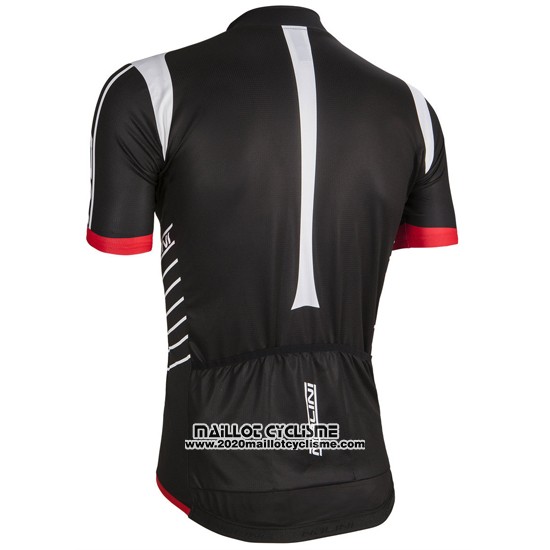 2016 Maillot Ciclismo Nalini Gris et Noir Manches Courtes et Cuissard