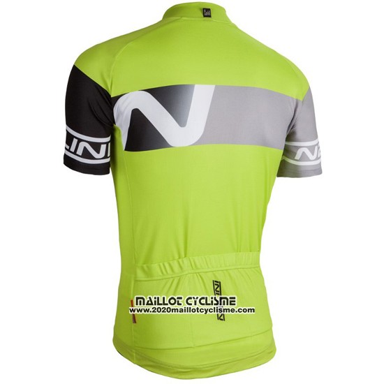 2016 Maillot Ciclismo Nalini Lumiere Vert Manches Courtes et Cuissard