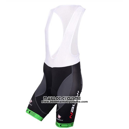 2016 Maillot Ciclismo Nalini Vert Noir Manches Courtes et Cuissard