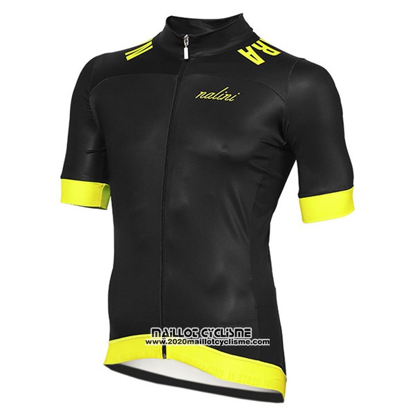 2017 Maillot Ciclismo Nalini Curva Mavone Noir Manches Courtes et Cuissard
