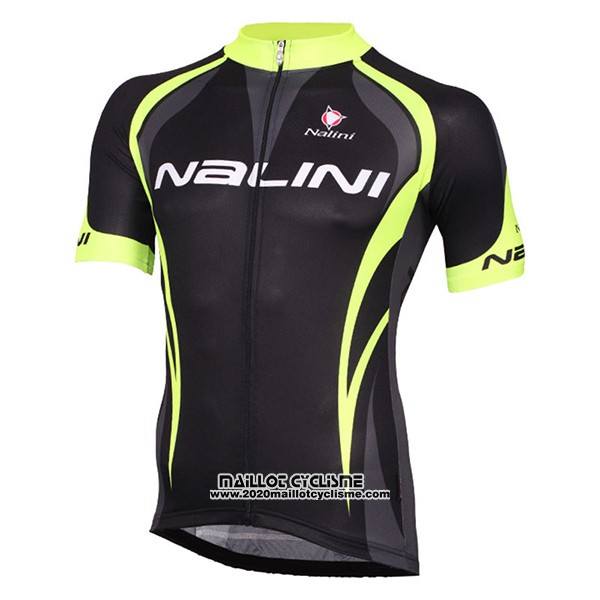 2017 Maillot Ciclismo Nalini Predazzo Noir Manches Courtes et Cuissard