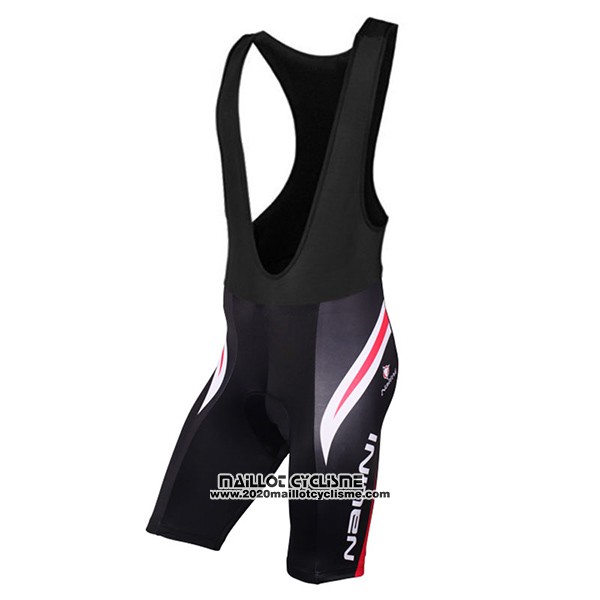 2017 Maillot Ciclismo Nalini Predazzo Noir et Rouge Manches Courtes et Cuissard