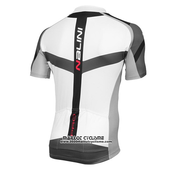2017 Maillot Ciclismo Nalini Rigel Blanc Manches Courtes et Cuissard