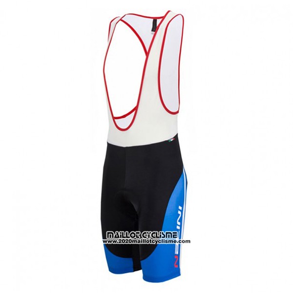 2017 Maillot Ciclismo Nalini Sinello Ti Bleu Manches Courtes et Cuissard