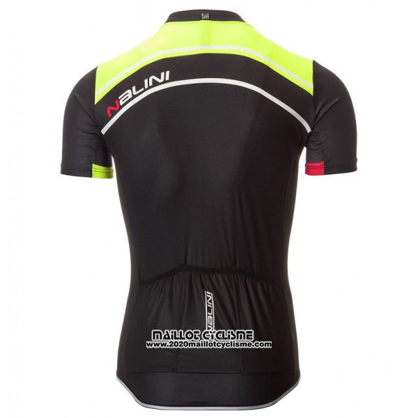 2017 Maillot Ciclismo Nalini Sinello Ti Vert Manches Courtes et Cuissard