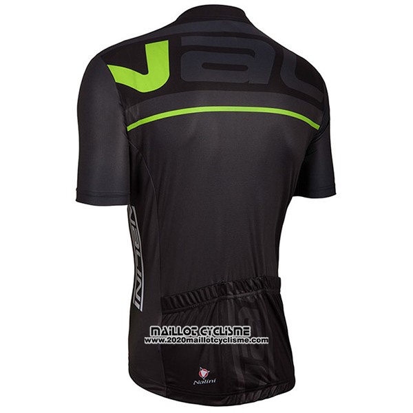 2017 Maillot Ciclismo Nalini Speed Noir Manches Courtes et Cuissard
