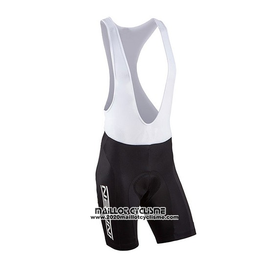 2018 Maillot Ciclismo Nalini Noir et Bleu Manches Courtes et Cuissard