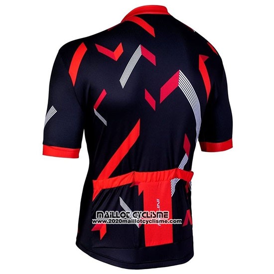 2019 Maillot Ciclismo Nalini Descesa 2.0 Noir Rouge Manches Courtes et Cuissard