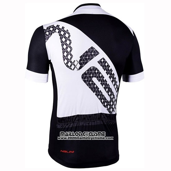 2019 Maillot Ciclismo Nalini Volata 2.0 Noir Blanc Manches Courtes et Cuissard
