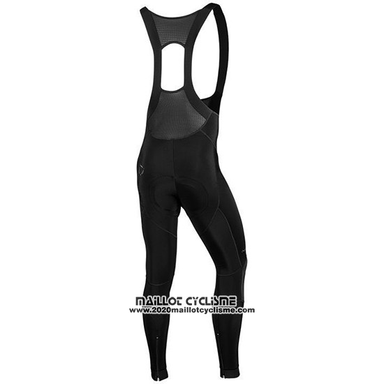 2019 Maillot Ciclismo Nalini Warm 2.0 Noir Vert Manches Longues et Cuissard