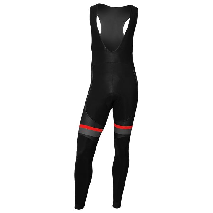 2020 Maillot Cyclisme Nalini Noir Gris Rouge Manches Longues et Cuissard