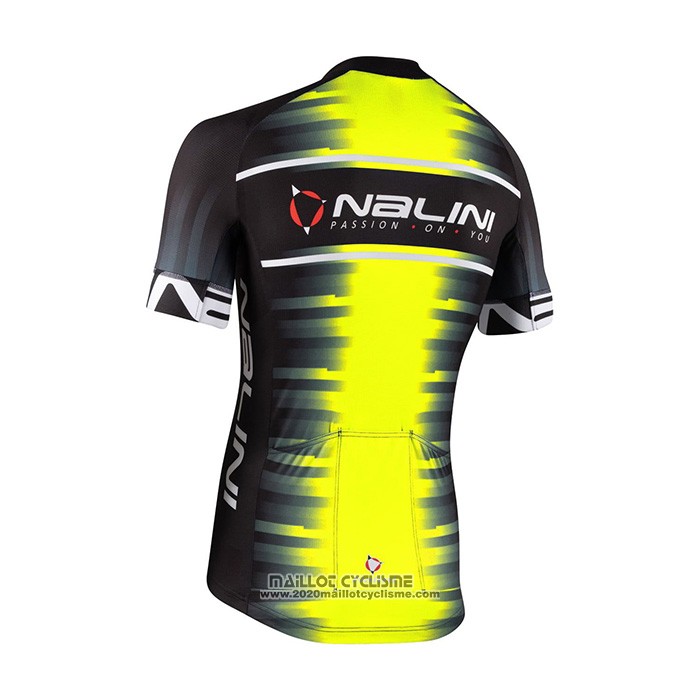 2021 Maillot Cyclisme Nalini Jaune Manches Courtes et Cuissard