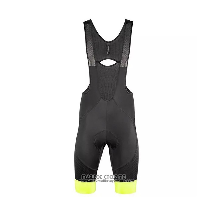 2021 Maillot Cyclisme Nalini Jaune Noir Manches Courtes et Cuissard
